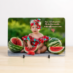 Plaque en aluminum personnalisable CHROMALUXE