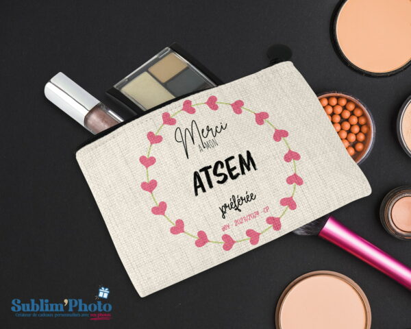 Trousse en lin – Image 3