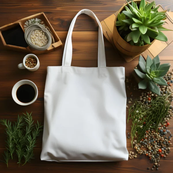 Sac de shopping en lin personnalisable – Image 4