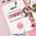 Carte à gratter "Tu vas être mamie" 👵