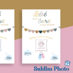 Carte à gratter "Je suis une Fille" 👩‍🍼